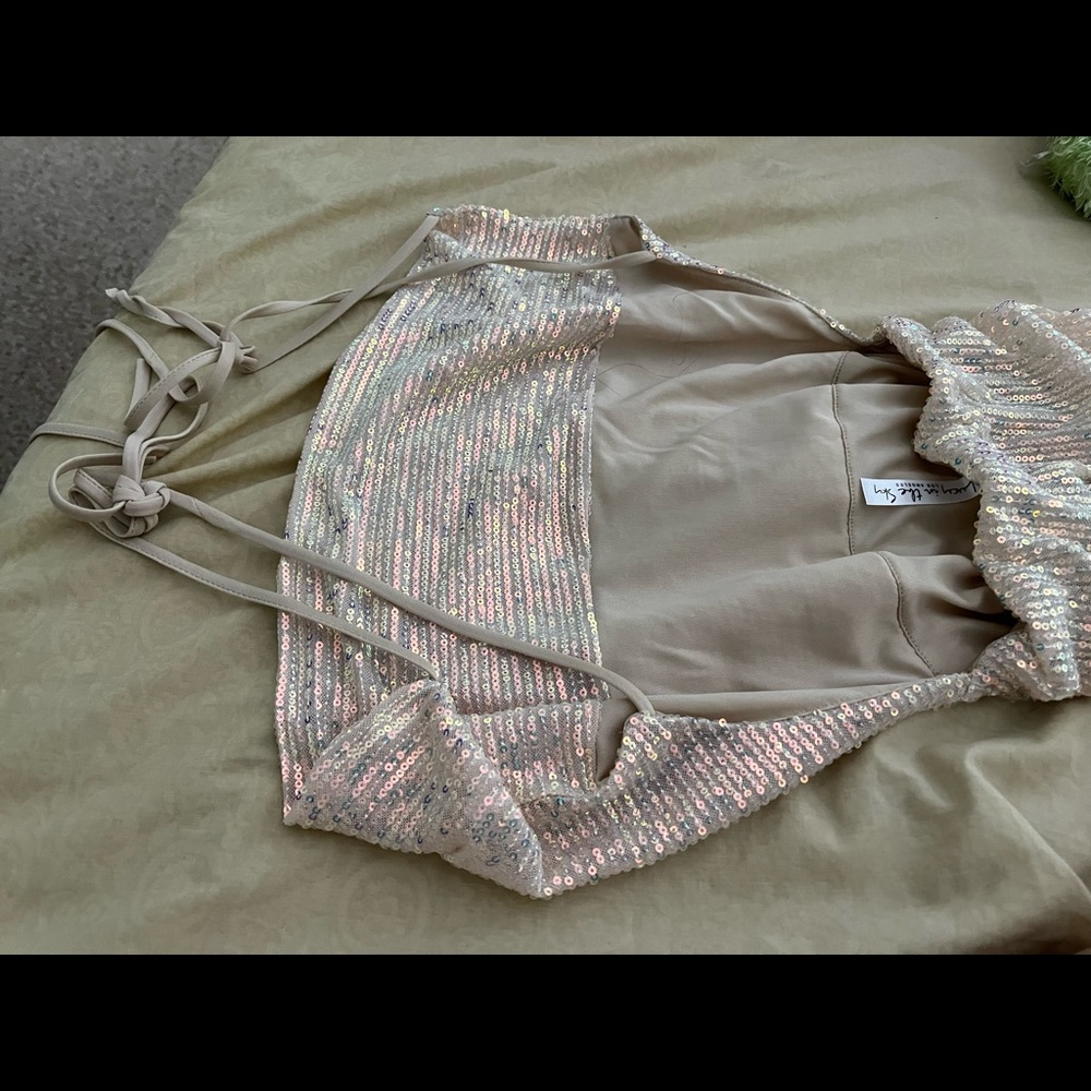 Lucy in the Sky shimmer dress
